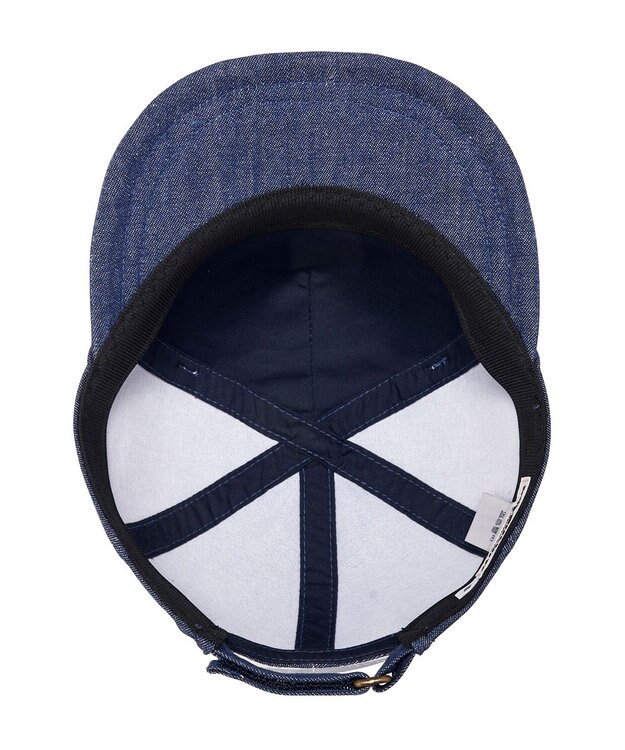 MIKI HOUSE HOT BISCUITS 【44-52cm】 顔ドン デニムキャップ 紺