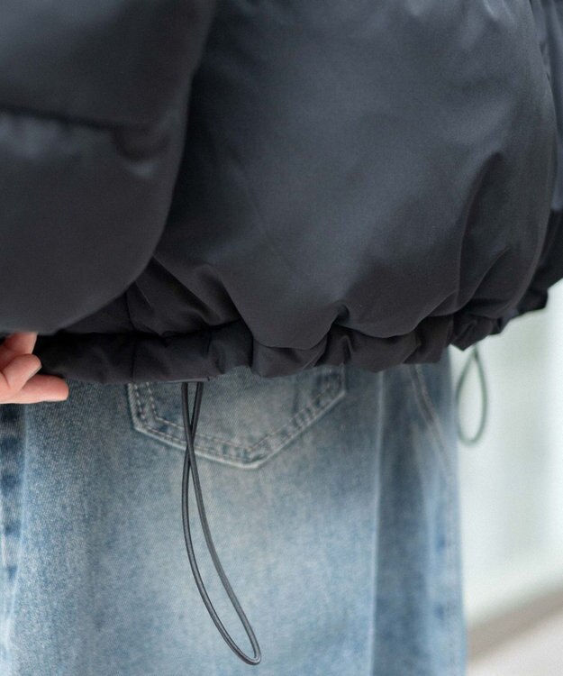 WEGO 【フード取り外し可能】2WAYパテッドジャケット ブラック