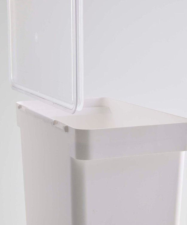 tower 密閉ペットフードストッカー タワー 12kg 計量カップ付 ホワイト ホワイト