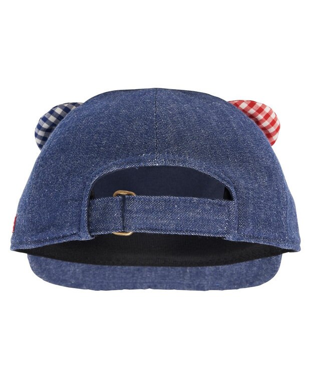 MIKI HOUSE HOT BISCUITS 【44-52cm】 顔ドン デニムキャップ 紺