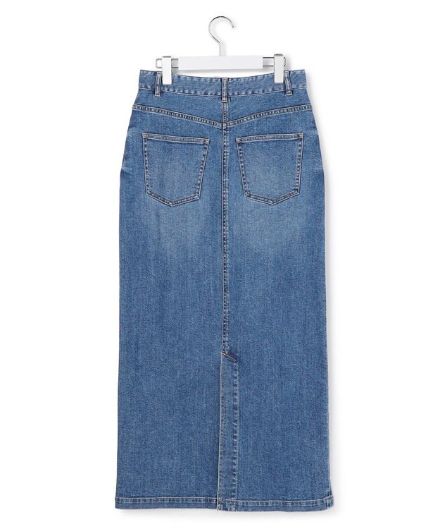 23区 L 【先行予約】23区DENIM Iライン デニムスカート スカイブルー系
