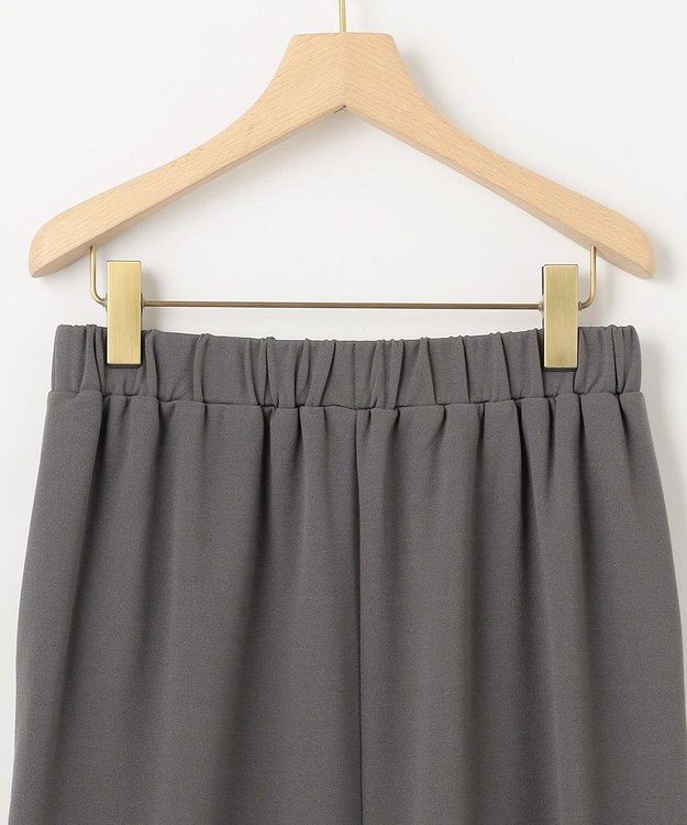 組曲 ジョーゼットジャージーナロータイト スカート グレー系