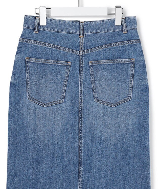 23区 L 【先行予約】23区DENIM Iライン デニムスカート スカイブルー系