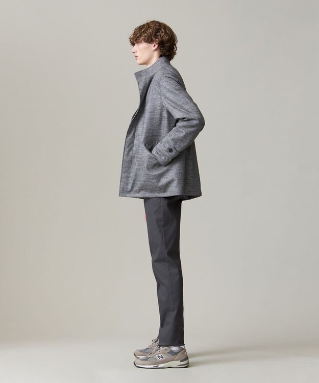 J.PRESS MEN ウールバランサーショートカーコート グレー系3