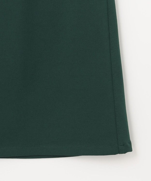 ANY 【洗濯機可/ウエストゴム】Ａラインジャージースカート グリーン