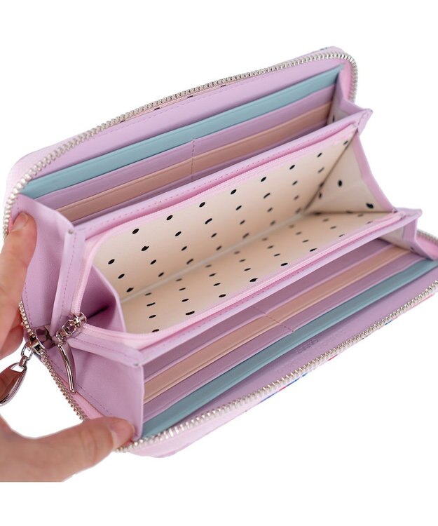 tsumori chisato CARRY ピーターパン ラウンドファスナー長財布 ピンク