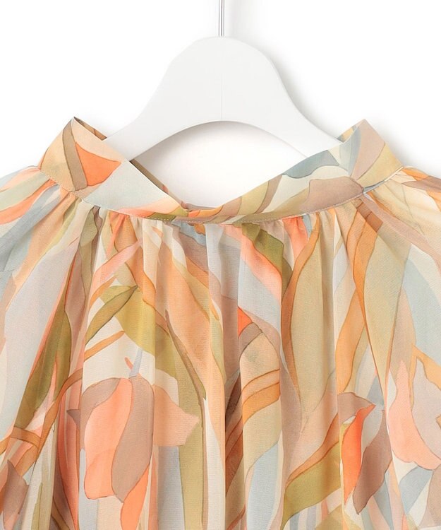 23区 【洗える】Ratti ペインティングプリント ブラウス マルチカラー