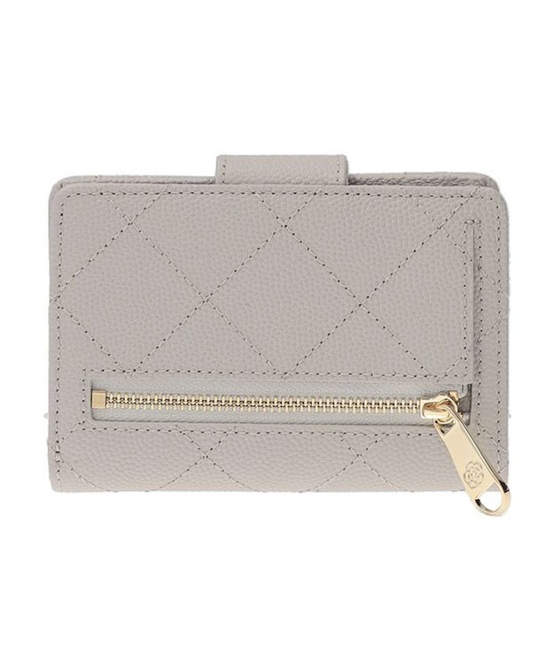 CLATHAS ベール 財布機能付きカードケース ライトグレー