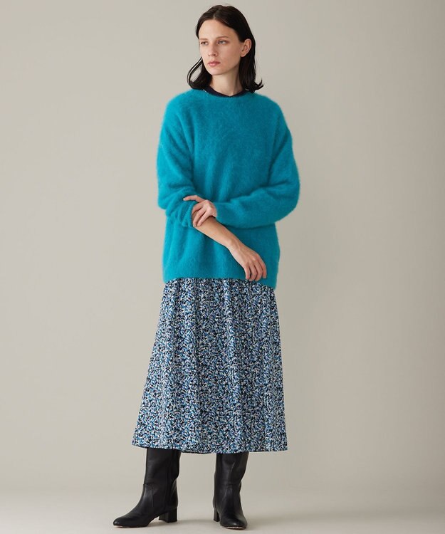 自由区 L フォックスカシミヤ ニット メンソール