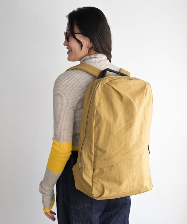 NIZYU KANO LIGHT NYLONリュック Lサイズ キャメルベージュ