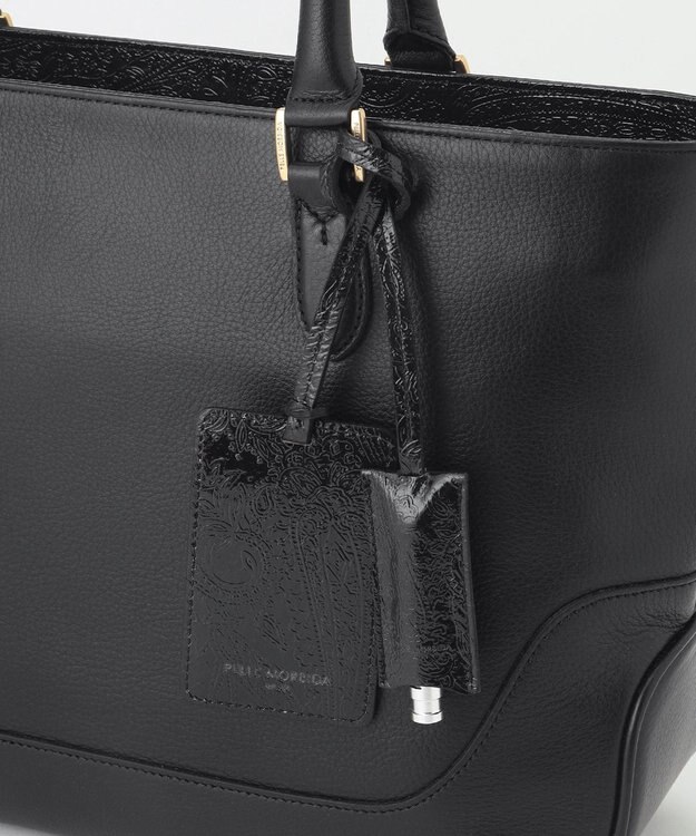 JOSEPH HOMME 【PELLE MORBIDA】 　横型トートバッグ ブラック系