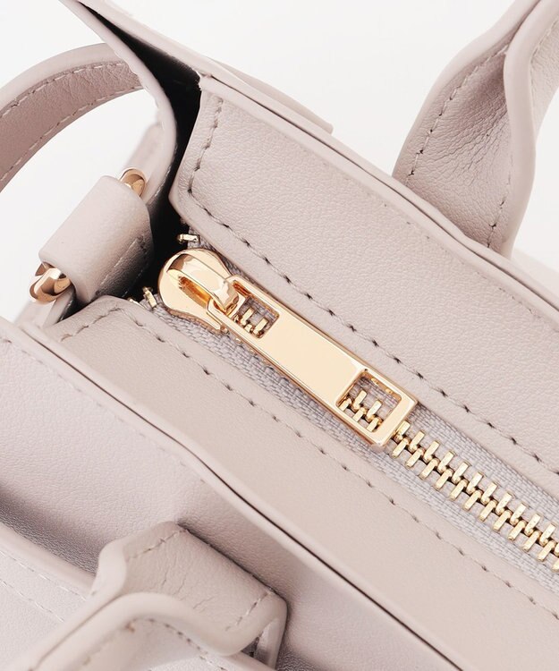 ANY 【2WAY】ワイドスクエアショルダーバッグ ベージュ