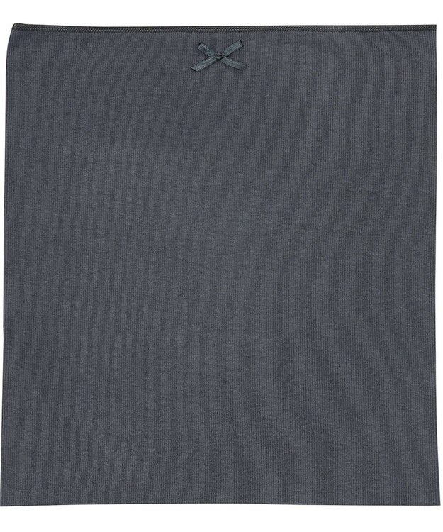 Wing あったか腹巻 薄手 アウターにひびきにくい フリーカッティング素材 秋 冬 ER0582 ウイング／ワコール グレー