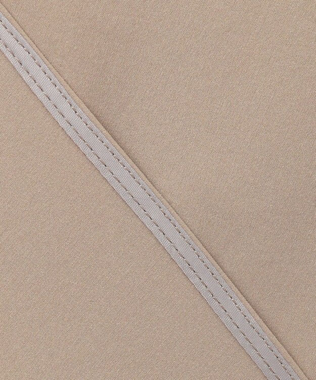 ICB 【接触冷感・UVカット・洗える】ヴィンテージスパンブロード デザインブラウス クリームブラウン系