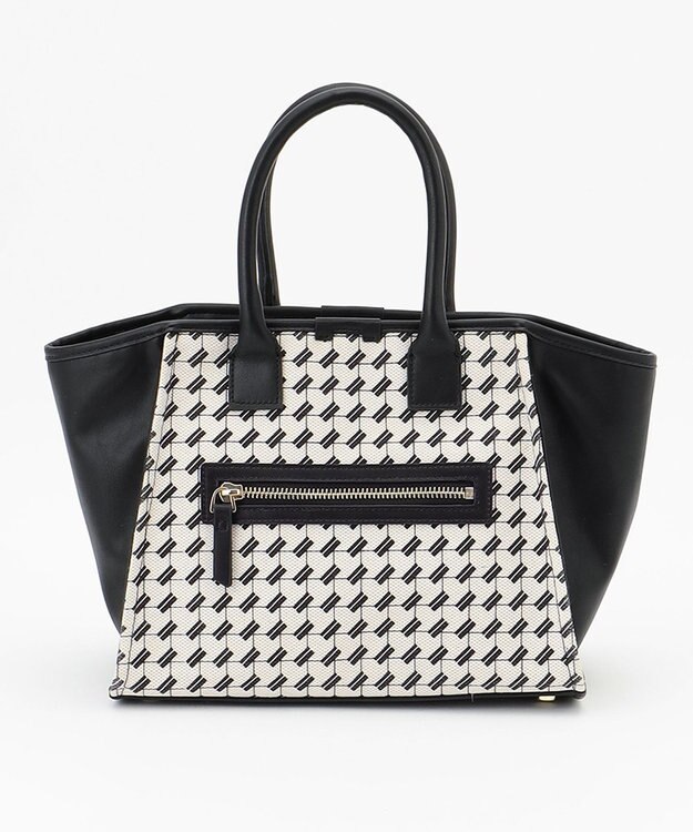 ICB プリントトート ブラック系