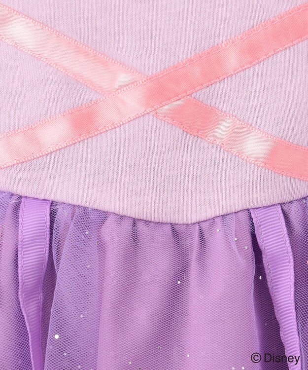 ANY KIDS 【ディズニープリンセス/フローズン】ドレス風 ワンピース ラベンダー<ラプンツェル>