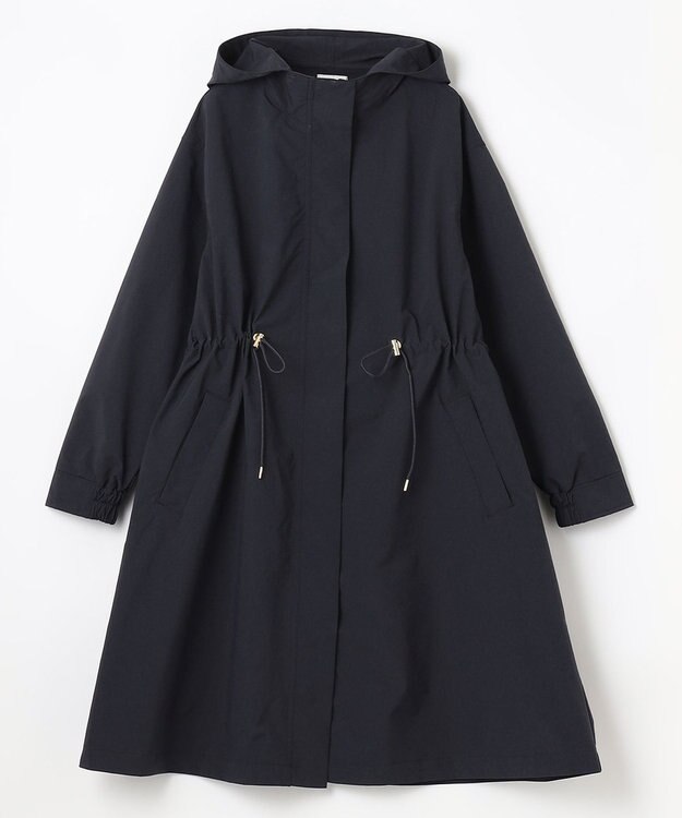 ANY 【手洗い可能】ライトフーデットコート ネイビー系