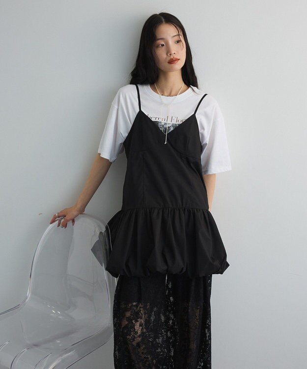 Green Parks フォトグラフィック半袖Ｔシャツ Brown