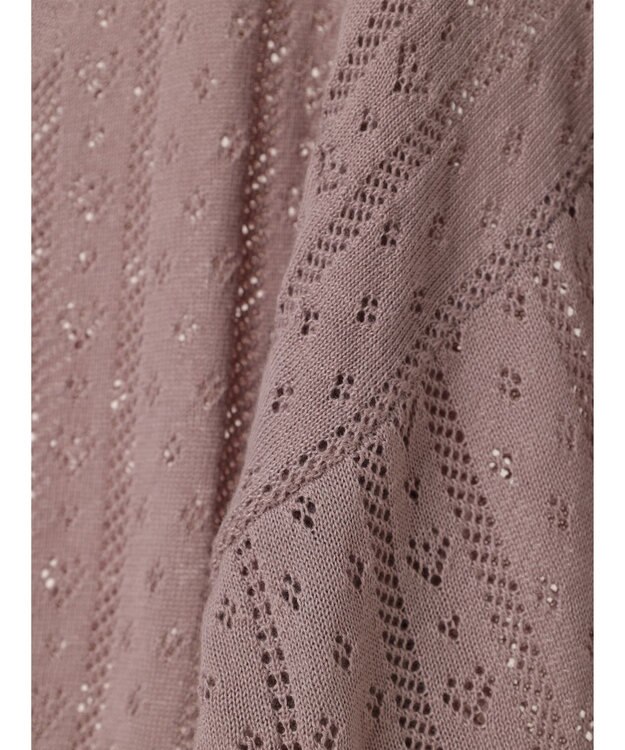 earth music&ecology キラキラボタンハートカーディガン Pink