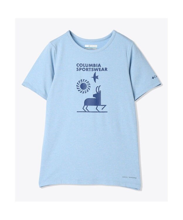 Columbia Columbia/ 【KIDS】テックトレイルショートスリーブグラフィックシャツ /コロンビア Ripple Blue Heather、 Explore Outdoors