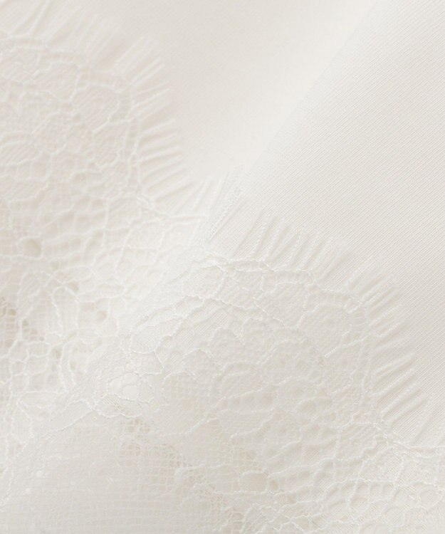 Green Parks 裾レースイレヘムキャミ White