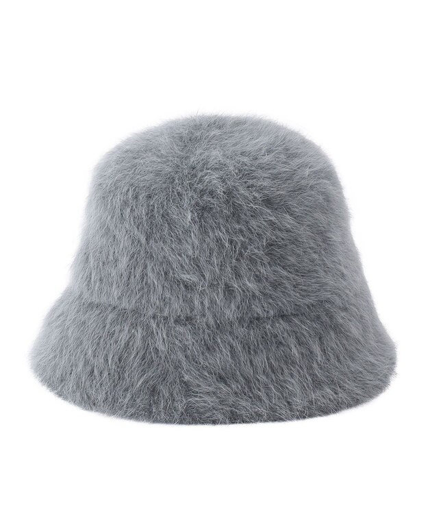 MOONBAT PAUL & JOE ACCESSOIRES 【サイズ調整可】ネコプレート付シャギークロッシェ ダークグレー