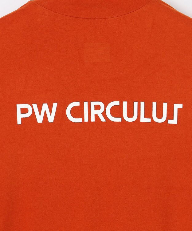 PW CIRCULUS 【MEN】【吸湿発熱】ウォーム モックネック カットソー オレンジ系
