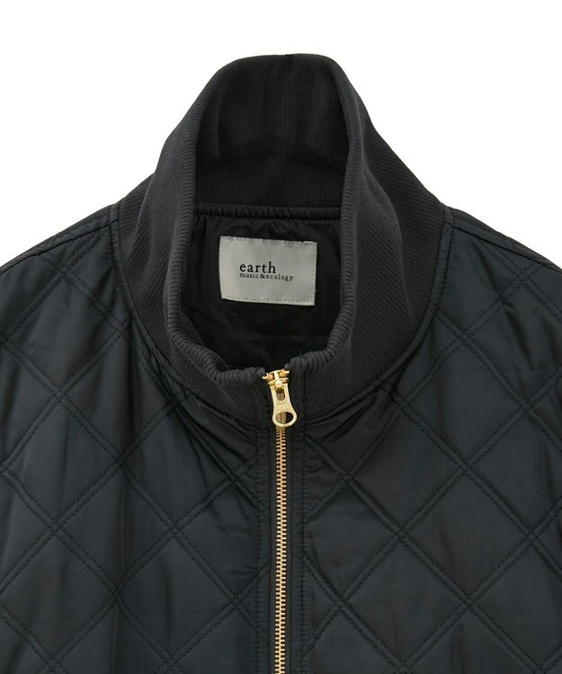 earth music&ecology キルティングバルーンコート Black