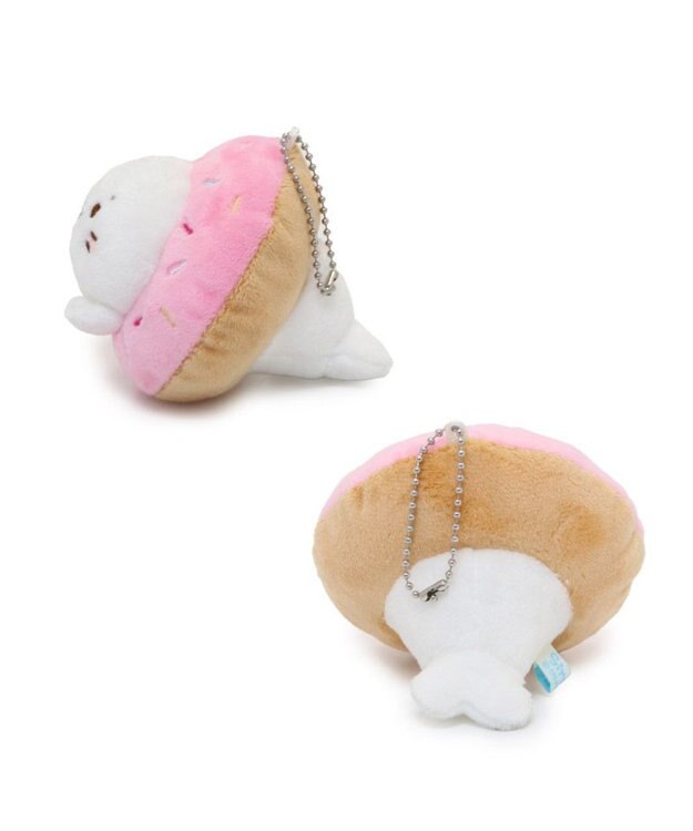 Mother garden しろたん はまったキーホルダー 《ドーナツ》 単品 ドーナツ