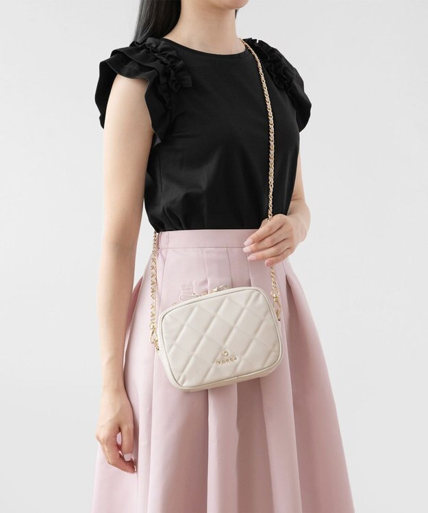 TOCCA PILA CAMERA BAG ショルダーバッグ アイボリー系