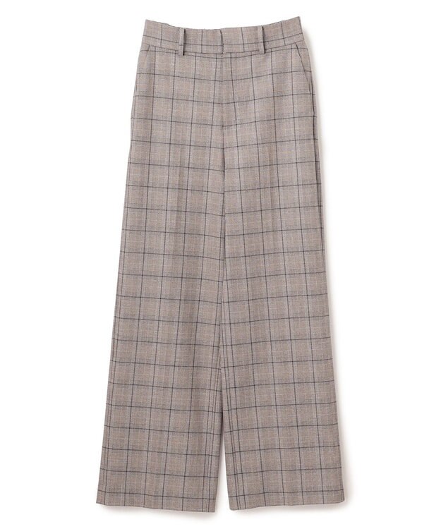 UNFILO beauty warm ワイドパンツ グレンチェック