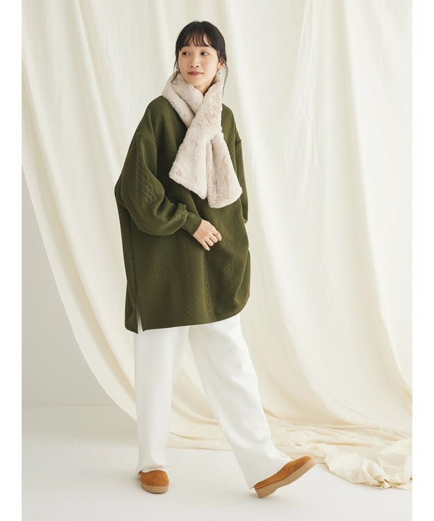 CRAFT STANDARD BOUTIQUE JQカットチュニック1 Khaki