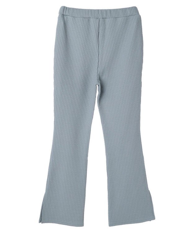 earth music&ecology ぽこぽこスリットパンツ Royal Blue