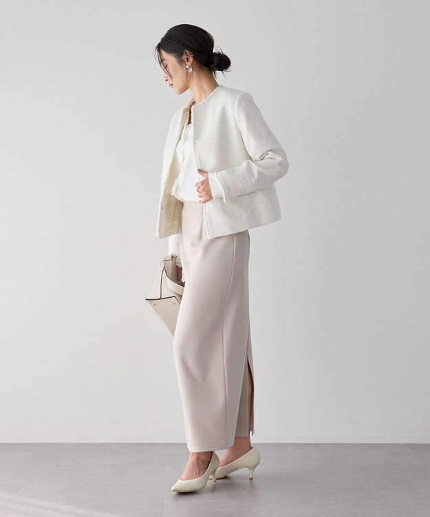 YECCA VECCA ツイードジャケット(2) Off White