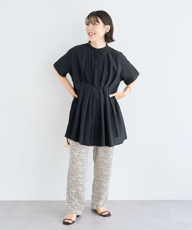 Green Parks ウエストタックシャツチュニック Black