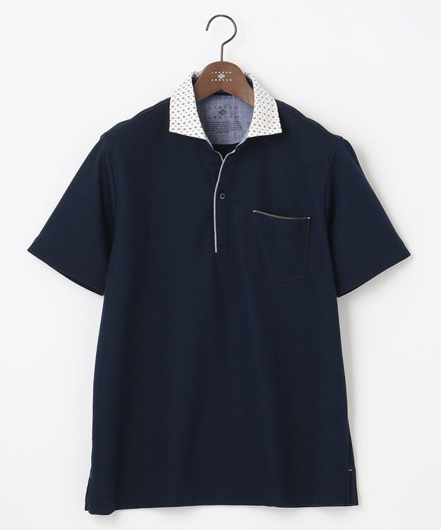 JOSEPH ABBOUD 【カラー豊富】人気！オーガニックコットン使用 ダディポロシャツ ネイビー系