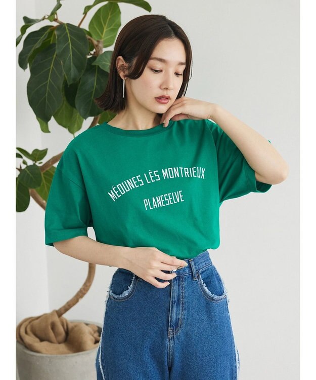 Green Parks キレイ目カレッジボックスＴシャツ