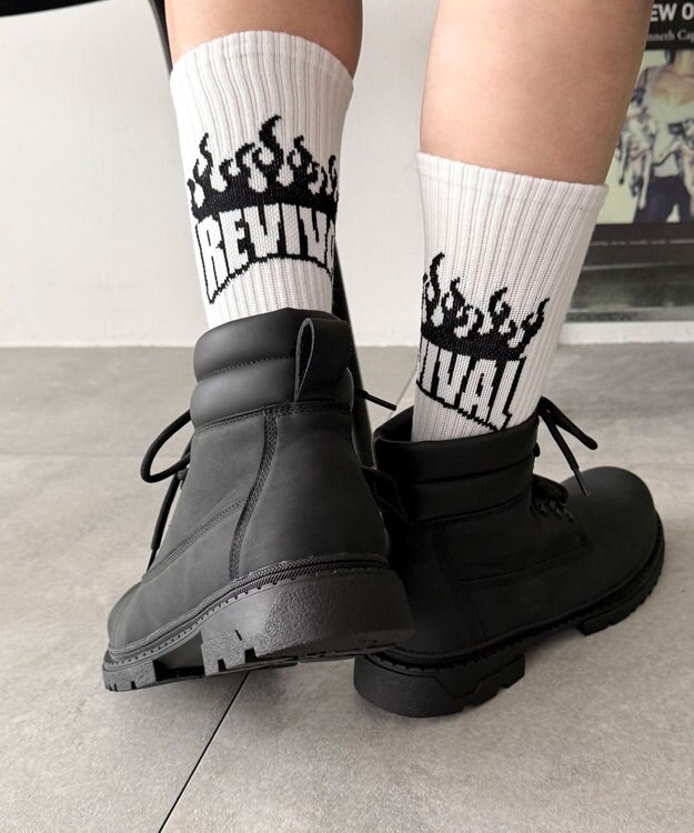 WEGO ロゴデザインソックス（R） 柄18