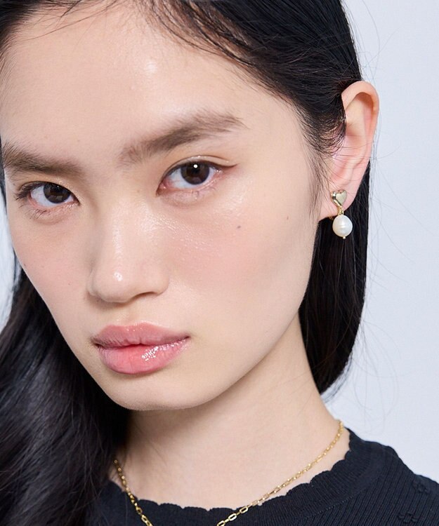 TOCCA FULL HEART EARRINGS 淡水パールイヤリング【星風まどかさん着用】 ゴールド系