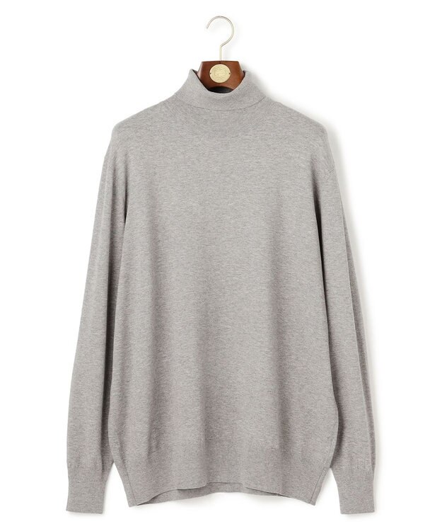 J.PRESS MEN 【KING SIZE】【ストレッチ / イージーケア】【FLEX YARN】タートルネック ニット ライトグレー系