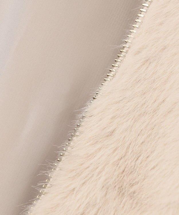 ANY ファーブルゾン ライトベージュ