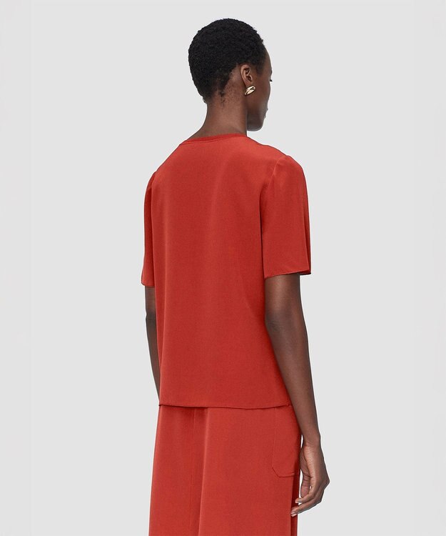 JOSEPH クレープドソワ　ブラウス　NEW RUBIN Spice