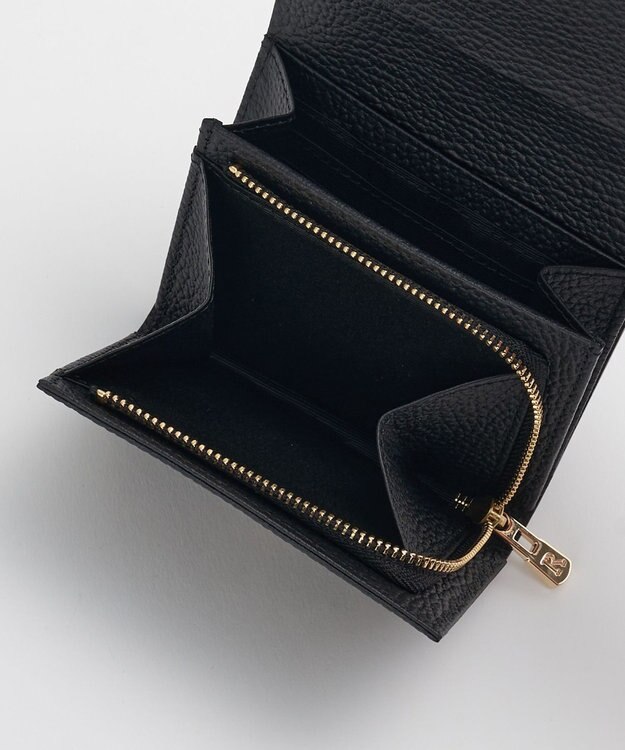 russet サークルプレートハーフウォレット(SO-441) Black