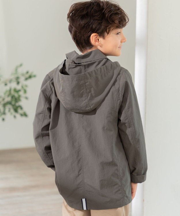 J.PRESS KIDS 【140-170cm】【撥水】マウンテンパーカー カーキ系