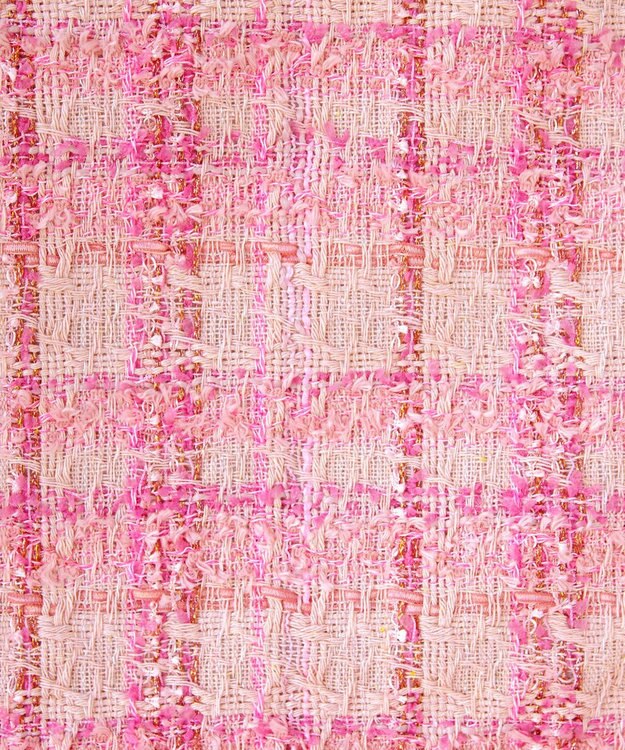 TOCCA 【キャンセル分販売！】【A4サイズ対応】COLOR OF GLORY CUSTOMIZED BAG カスタマイズ トートバッグ ピンクツイード×大リボン