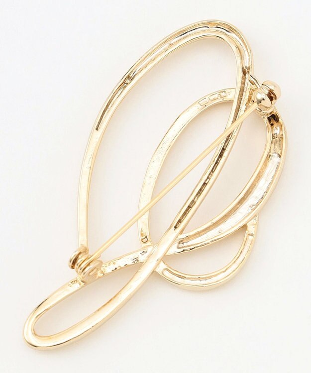 組曲 メタルフープブローチ ゴールド系