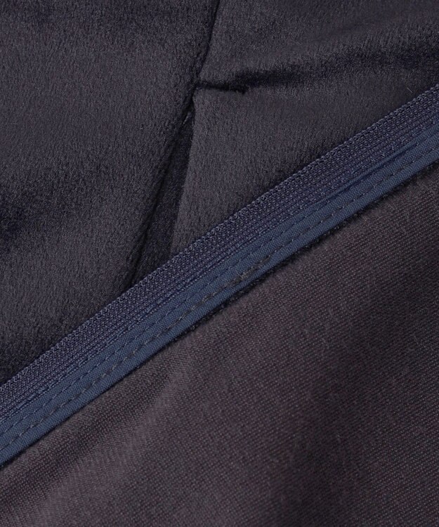 23区GOLF 【WOMEN】【ストレッチ】ベロアフーディ ネイビー系