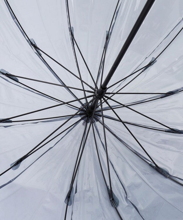 ANY SIS 【WEB限定】クリア アンブレラ グレー