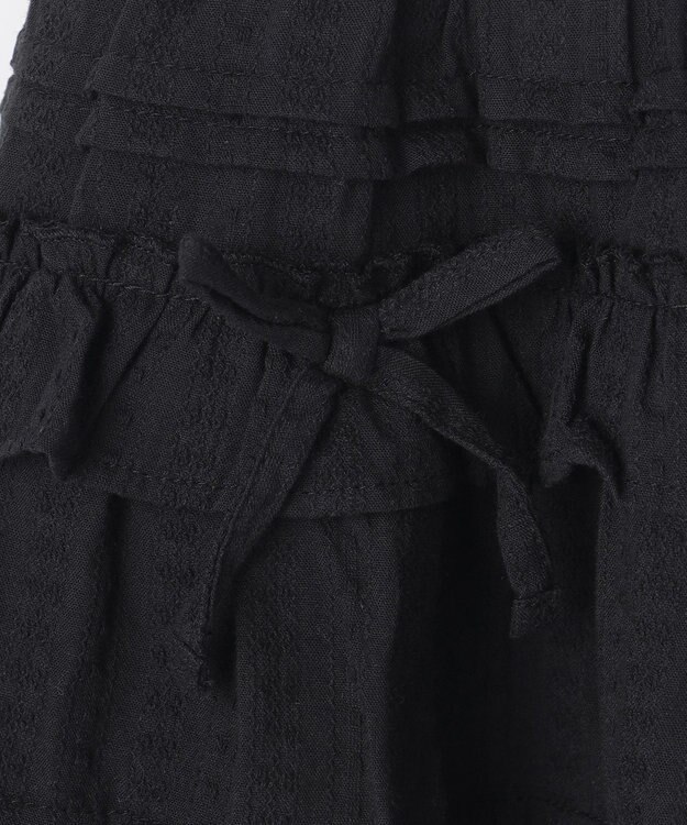 ANY KIDS 【洗濯機可能】カラミドビー ティアードスカパン ブラック