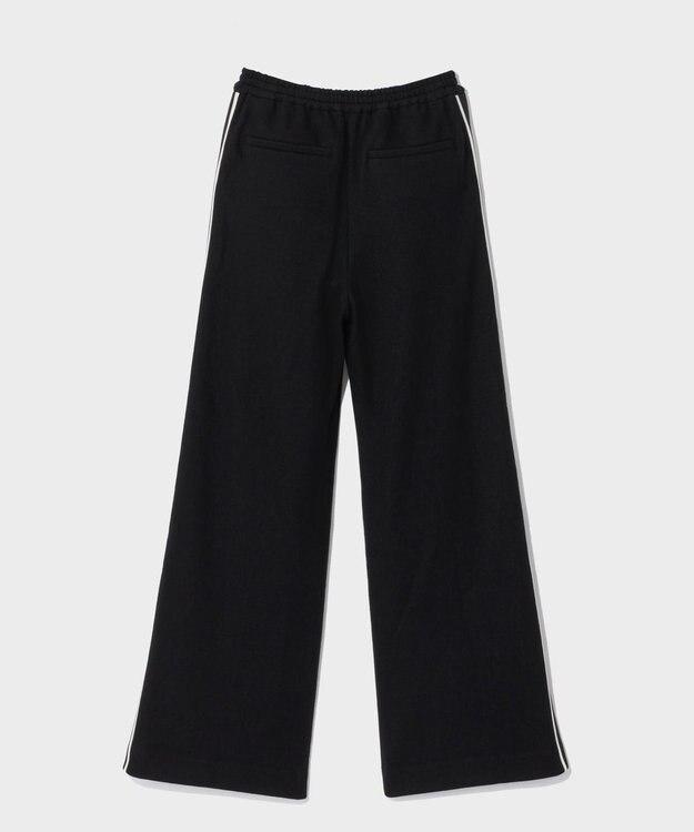 GRACE CONTINENTAL ウールジャージトラックパンツ ブラック